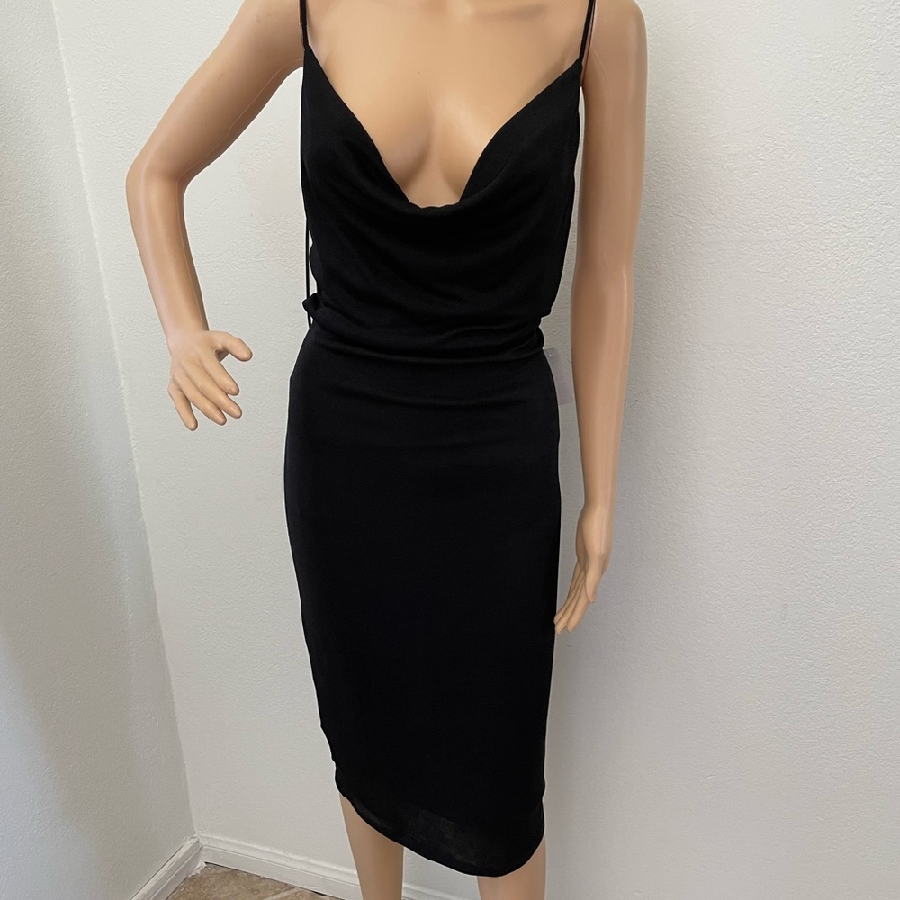 Sexy open back dress